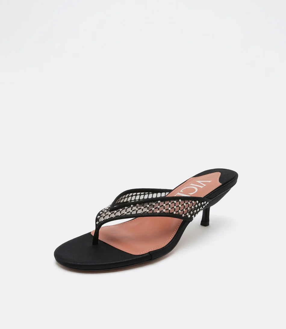 Moda Diletta® - Sandalo Infradito Tacco 2 in 1 in Rete